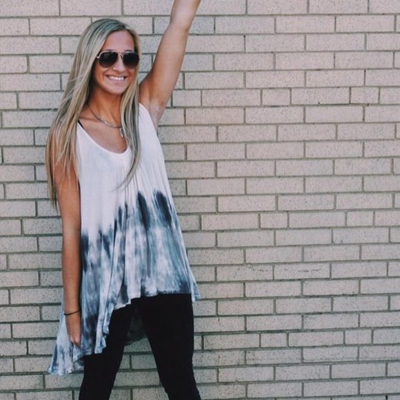 Free People Tops - Free People Tie-Dye Tunic